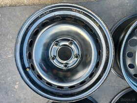 R15, 5x114.3, plechové disky - 4