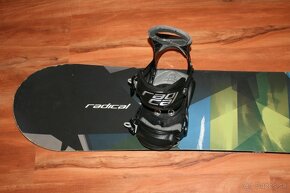 snowboard radical 155 cm , topanky Niedecker 43 - 4