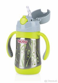 Nuby Termohrnček nerezový nový - 4