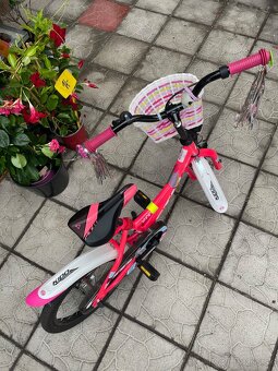 Detsky bicykel CTM JENNY – 2022 – 9″ ružová / biela - 4