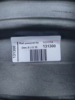 5" sada TOYOTA YARIS,SUZUKI + TPMS + pneu. - 4