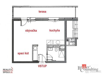 Nový 1,5-izbový zariadený byt s parkovaním Bory ul. Jána Lan - 4