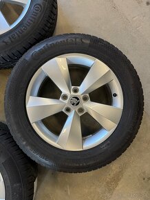 hliníkové disky škoda nanuq r17, zimné pneumatiky 215/65r17 - 4