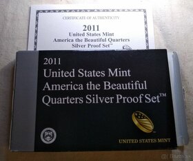 8x Strieborných proof sád "America the Beautiful" 2010-2017 - 4