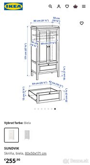 Ikea Sundvik skriňa - 4