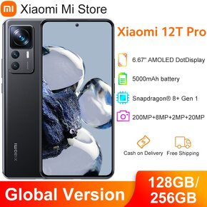 Xiaomi 12 T Pro 5G 8/256 190€ - 4