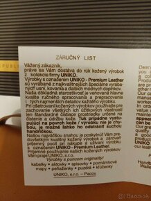 EXKLUZÍVNA RUČNE ŠITÁ KOŽENÁ DÁMSKA PEŇAŽENKA za super cenu - 4