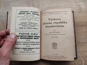 5 skautských kníh v 1 väzbe 1920-1923 - 4