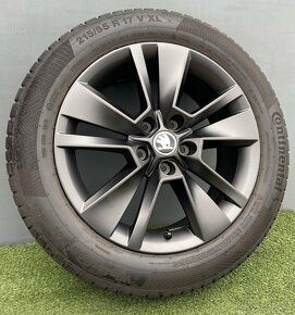 Originální Alu kola Škoda Karoq 215/55R17 V XL - 4