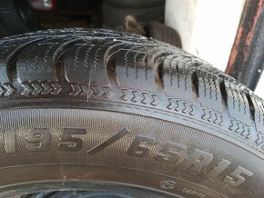 4x zimné pneumatiky 195/65 r15 - 4