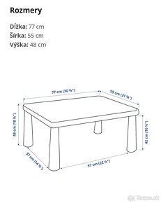 Stôl a stolička IKEA Mammut - 4