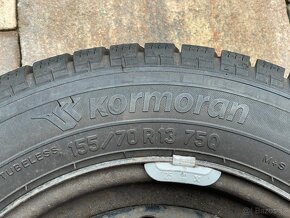 Kormoran kolesa zimne pneu 155/70 R13 75Q pouzite pol sezony - 4