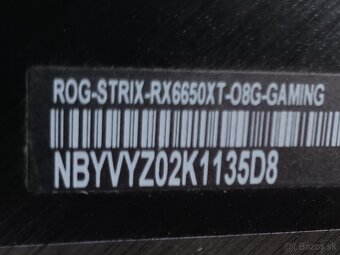 ROG-STRIX Radeon RX 6650 XT 8GB - 4