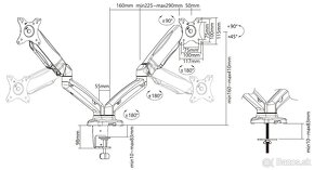 Stolný držiak pre 2 monitory - 4