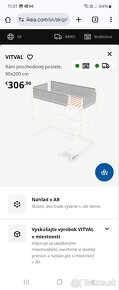 Predám takmer novú poschodovú posteľ VITVAL (IKEA) - 4