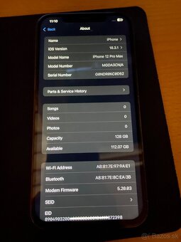 iPhone 12 pro max 128GB graphite / Nová batéria - 4