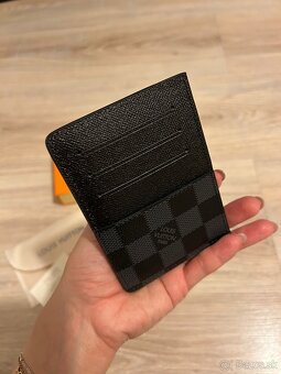 Louis Vuitton cardholder /peňaženka - čierna (LV1) - 4