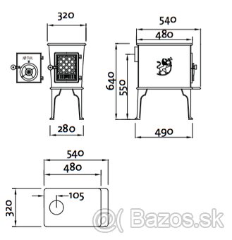 Jøtul F 602 kachle na drevo - 4