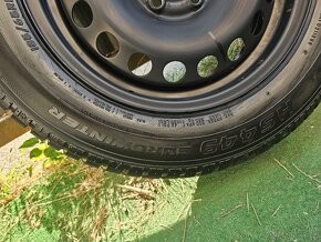 Originána zimná sada VW - 5x100 r15 + Falken 185/65 r15 - 4