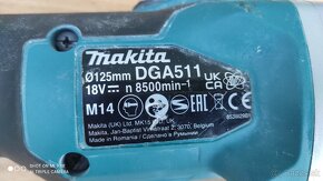 Makita uhlová brúska DGA 511 - 4