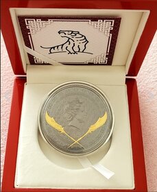 GUAN YU Päť tigrích generálov 3 oz Niue 2020 - 4