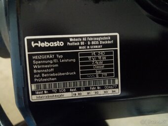 Bufík Webasto 12V - 4