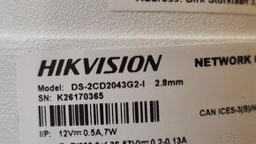 Predam nove 4 Mpx Hikvision IP kamery 6 kusov - 4