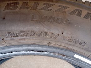 225/60 R17 zimné Bridgestone - 4