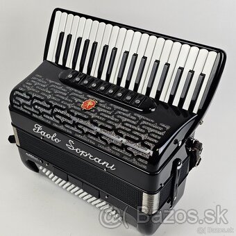 Akordeon harmonika paolo soprani professional 2 ks TOP stav - 4