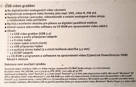 USB Video Grabber – prevodník z analógu na digitál - 4