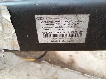 tazne zariadenie bajonet audi a4 b6/b7 - 4