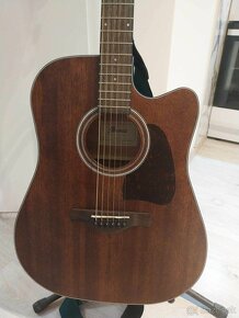 Ibanez AW54CE-OPN Open Pore Natural Elektroakustická gitara - 4