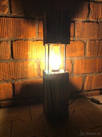 Lampa drevený trám - 4