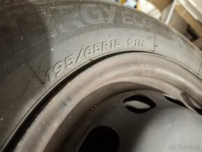 Plechové disky 5x108 R15 Letné pneu Hankook 195/65 r15 - 4