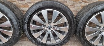 Predám originál VW elektróny 5x112 r16 7J ET45/ 205/55r16 - 4