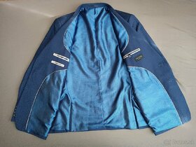 Tmavo-modré oblekové sako VICTOR - 4