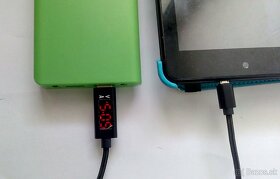 Predám Nylonový pletený USB kábel pre mobil + redukcia - 4