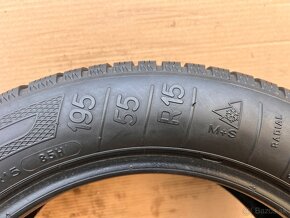 Zimné pneumatiky 195/55 R15 Kleber dva kusy - 4