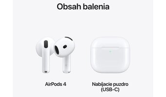 Apple AirPods 4 Nové - 4