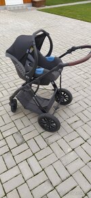 Predám Kinderkraft kočík 3in1 XMOOV Denim - 4