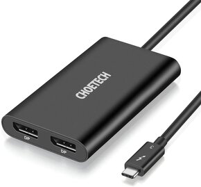 2x Thunderbolt to DisplayPort Adapter CHOETECH, USB-C, NOVÝ - 4