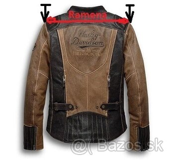 Moto Damska Bunda Kozena Harley Davidson - 4