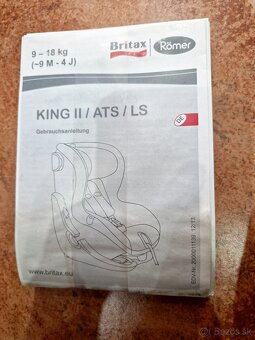 Autosedacka King II Britax Romer od 9-18 kg - 4