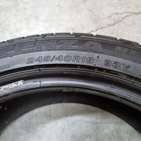 Letné pneumatiky 245/40 R18 BRIDGESTONE DOT4018 - 4