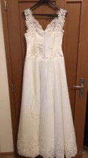 Svadobné šaty ivory nové - 4