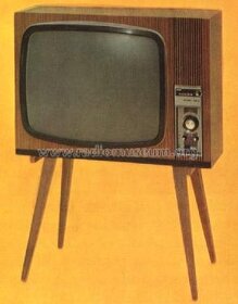 Televizor Victoria s mahagonovym drevom , dyhou - 4