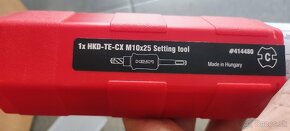 Hilt 1x HKD-TE-CX M10x25 Setting tool vrták do betonu - 4