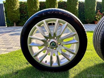 Komplet letnú sadu alu Škoda CEPEUS L & K 5x112 225/45 R17. - 4