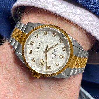 Rolex Datejust 36 - Yellow Rolesor 16013 - 1988 rok - 4