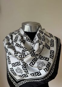 VERSACE šál - 100% hodváb - Made In Italy - 4